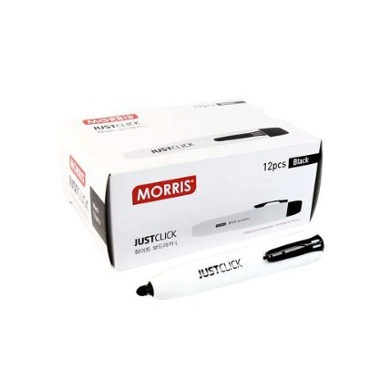 오피스크루] 모리스 저스트클릭 화이트보드 마카 L 12p 24,670원