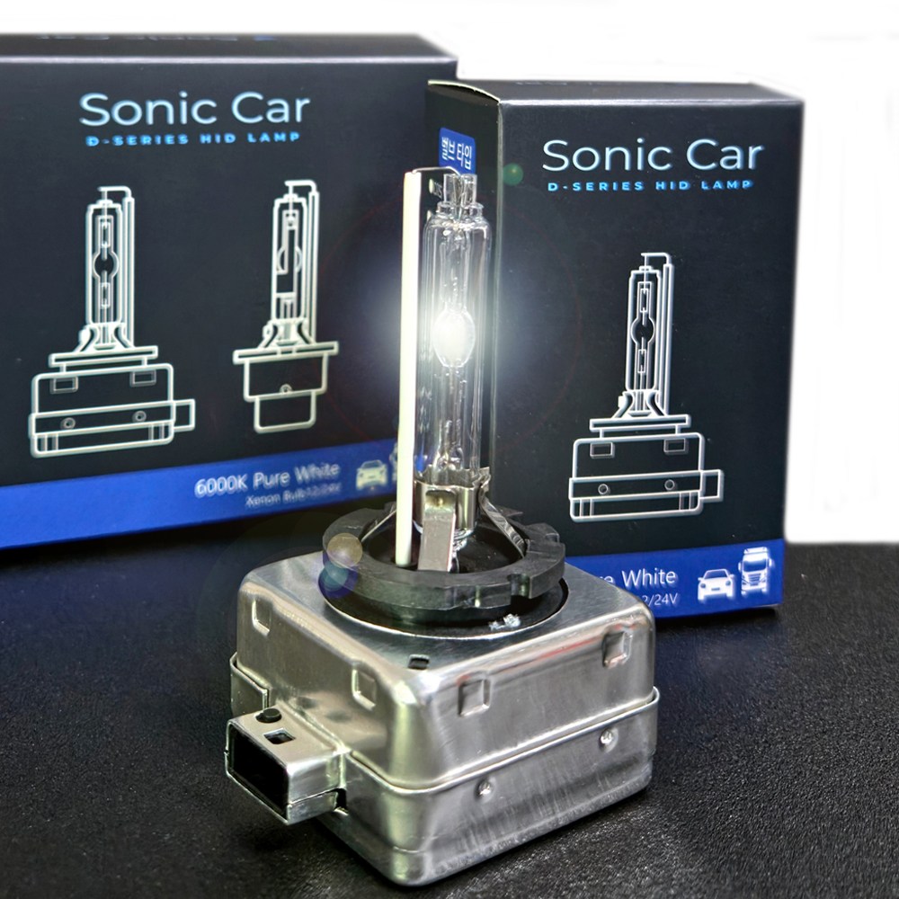 소닉카 HID 6000K 순정교체용 벌브 수입차.화물차 OK, 2개, D3S 31,800원
