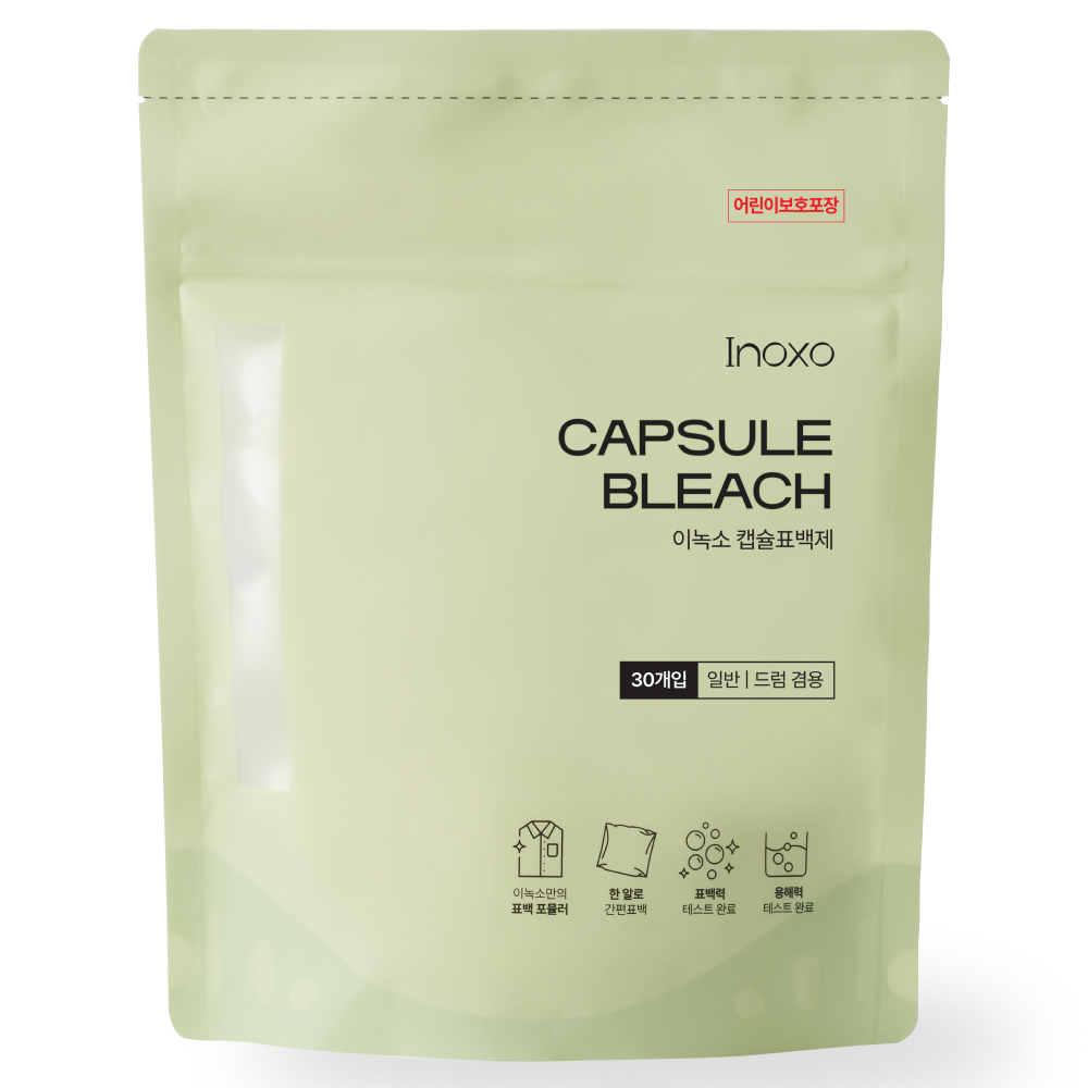 이녹소 과탄산소다 캡슐 표백제, 1개, 420g 12,830원