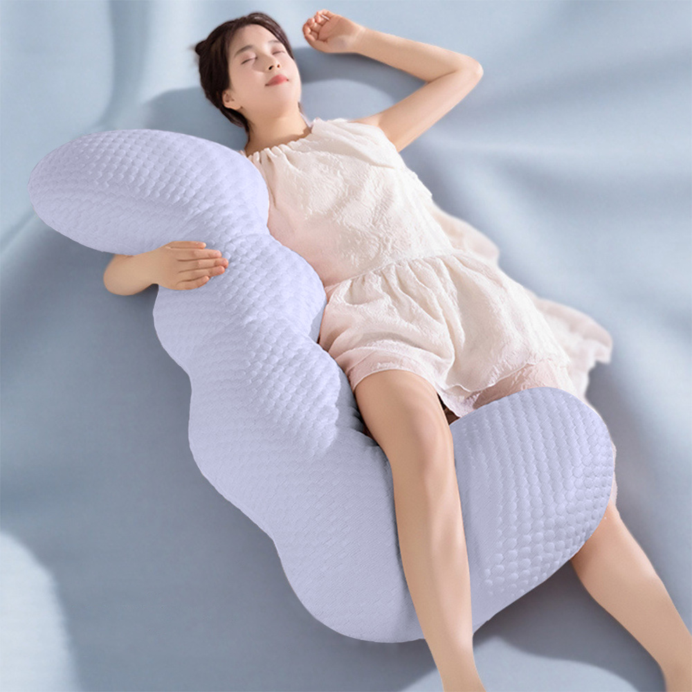 Pogeuni 냉감 인체공학 바디필로우 롱쿠션, 블루 35,000원