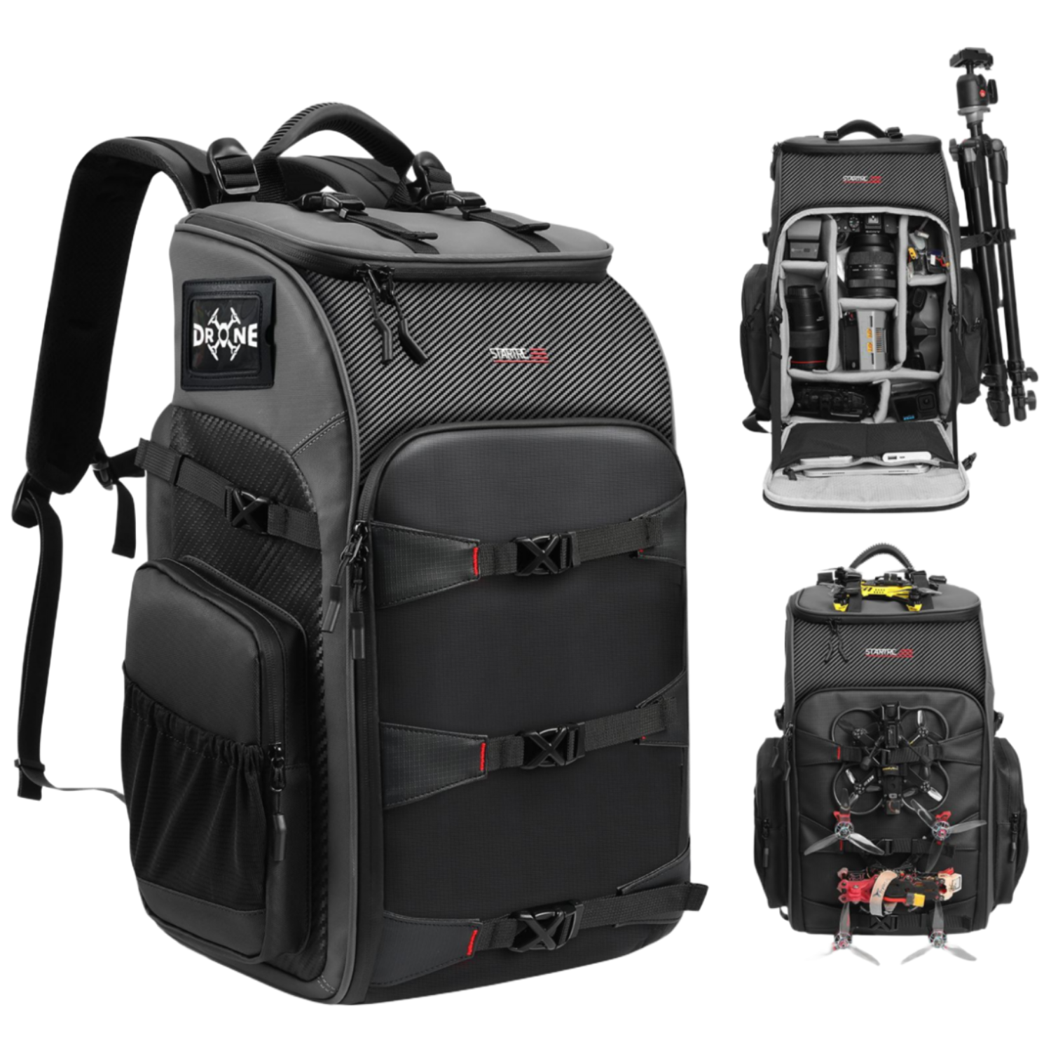 [STARTRC] FPV 드론 파일럿을 위한 30L 프리미엄 방수 백팩 (촬영_레이싱 전용 올인원 수납가방)_신제품출시 - 지금 바로 구매하세요! // 봄맞이 특별한 할인 중!!, 1개, FPV 드론 파일럿용 30L 프리미엄 백팩 BP2 270,900원