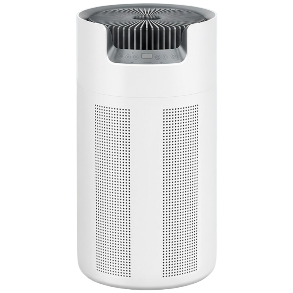 컴팩트홈 타워형 공기청정기 360도 서라운드 저소음 취침모드 항균 탈취 UV살균 헤파필터, 화이트, 공기청정기 150,000원