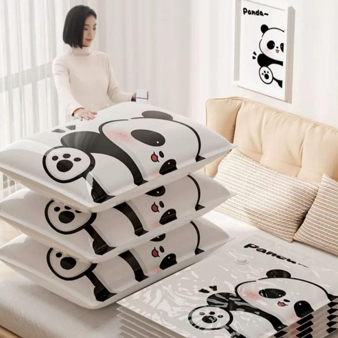 GMSS 이불 의류 판다 진공압축팩 5개, 1개, 5개입 17,000원