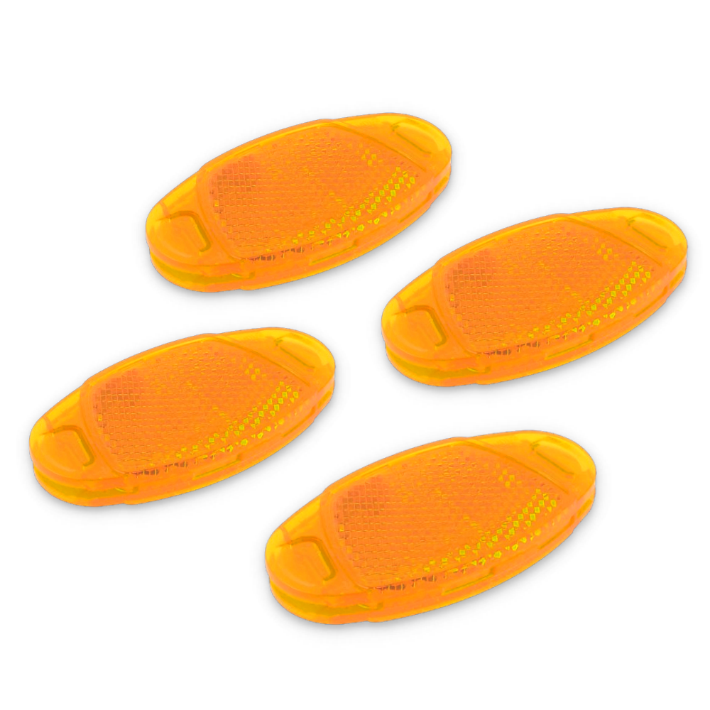 이음모음 자전거 바퀴 반사판, 4개입, 오렌지 9,900원