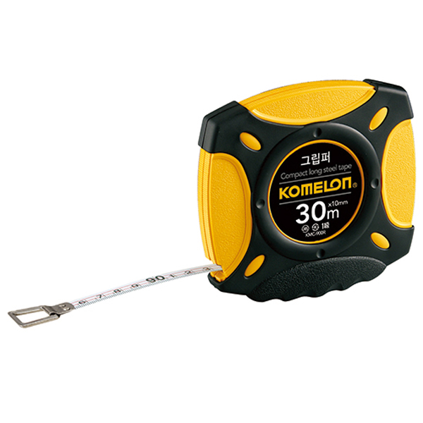 줄자 10M 20M 30M 길이 택1 그립퍼 스틸줄자 코메론 폭 10mm 나일론 코팅 빨리 감을수 있는 크랭크 핸들 부착 10미터 20미터 30미터 31,750원
