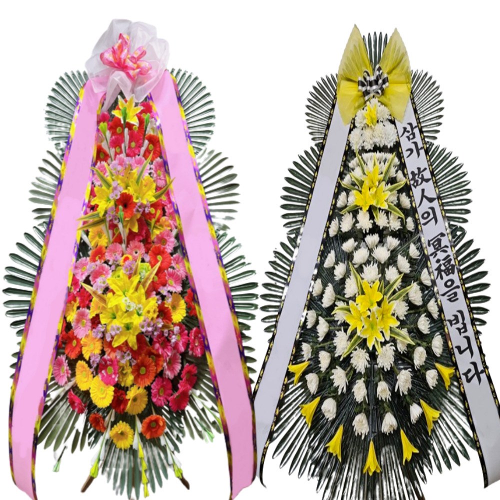 꽃썸플라워 축하화환 [전국배송] 웨딩 예식 결혼식화환 63,500원