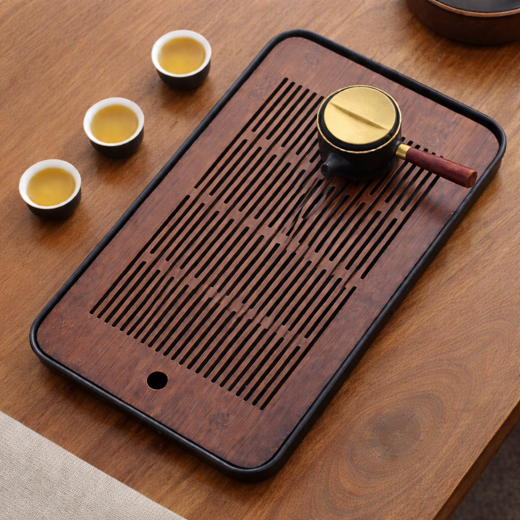 소소하우 감성다도 차자리완성 다도 차판, 1개, 브라운 17,100원