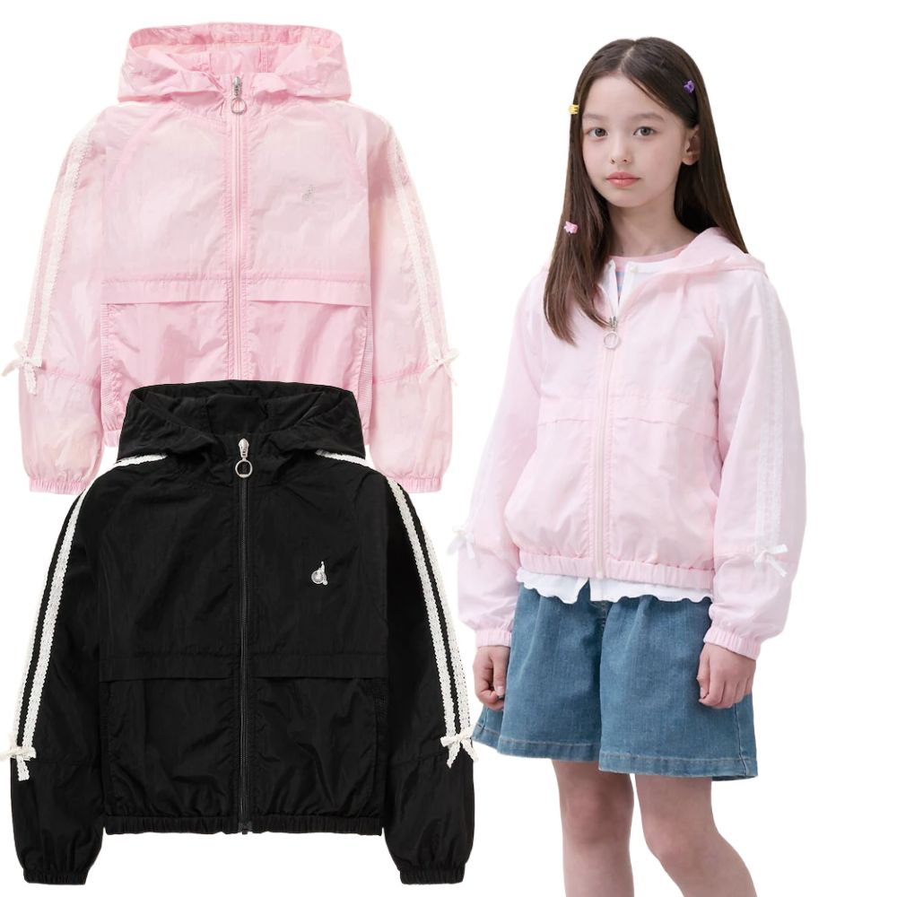 [매장발송] 빈폴키즈 여아 바람막이 점퍼 새학기 소풍 초등학생 어린이집 리본 포인트 봄 잠바 131,500원