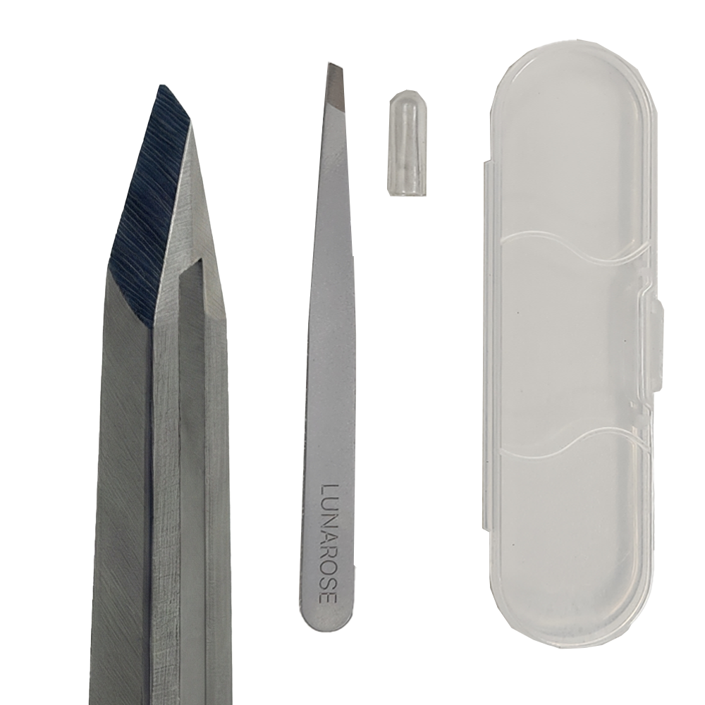 루나로즈 족집게 짧은모전용 트위저, 실버 8,900원