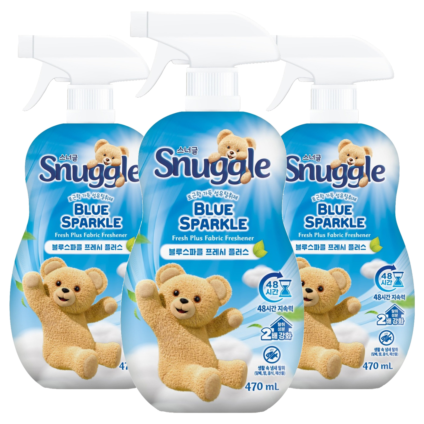 스너글 블루 스파클 프레시 플러스 섬유탈취제 본품 16,050원