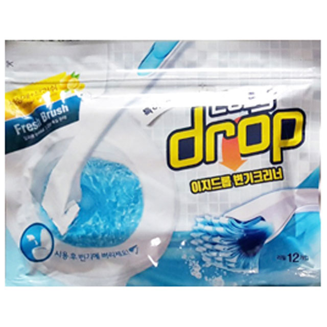 이지드롭 변기크리너 리필 브러쉬 레몬향 (핸들 미포함) 3,690원