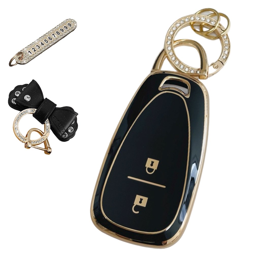 루루형제 쉐보레 호환 프리미엄 TPU 키케이스+번호키링+가죽리본 세트 12,550원