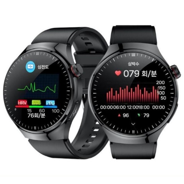 한국어 무채혈 무통 혈당 측정 스마트 워치 혈당측정기 시계 자가치료 심박수 혈압 심전도 수면패턴 119,460원