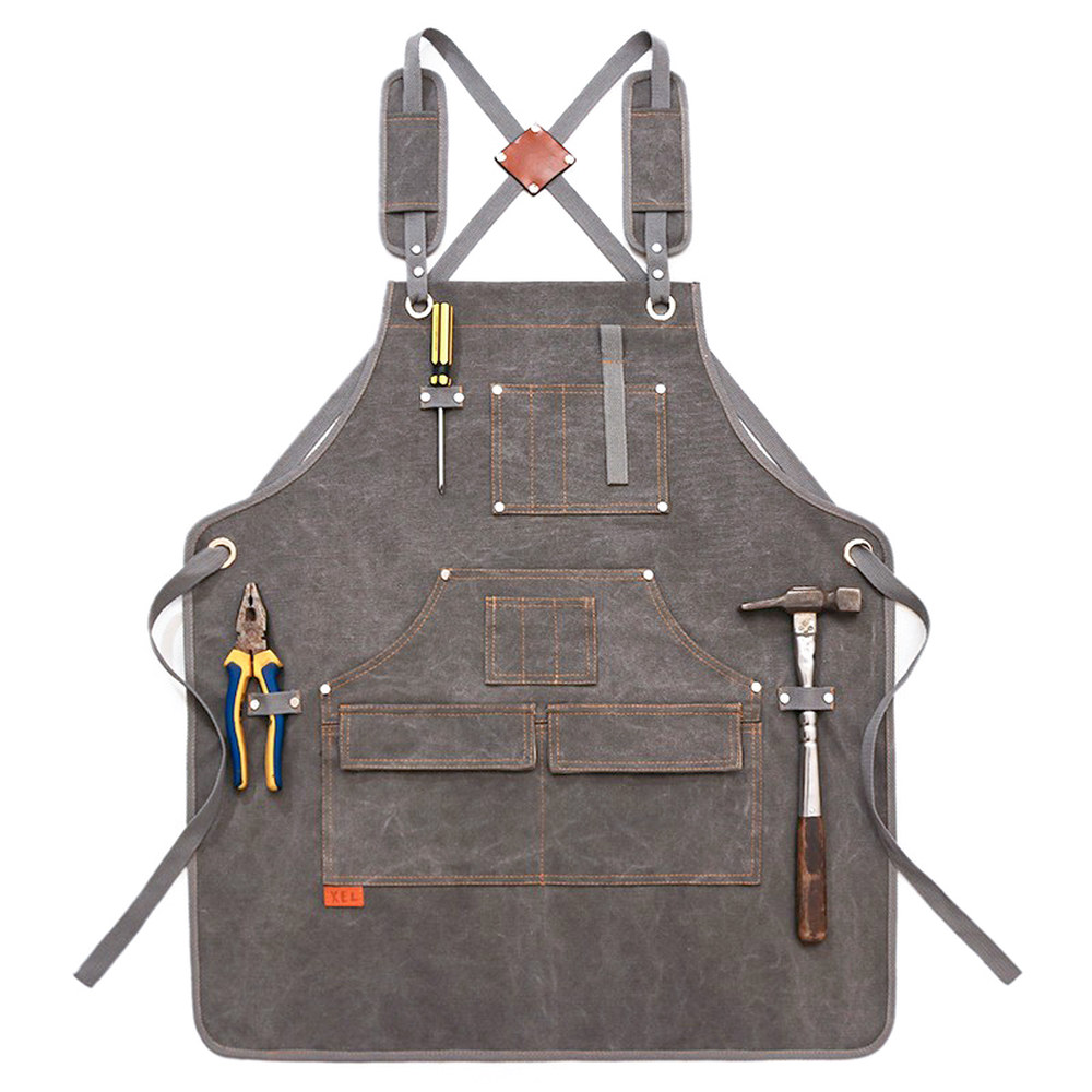 작업용 앞치마 두꺼운 방수 성인용 요리 패션 포켓 가지치기 바버샵 카페 모델 남녀 작업복 28,800원