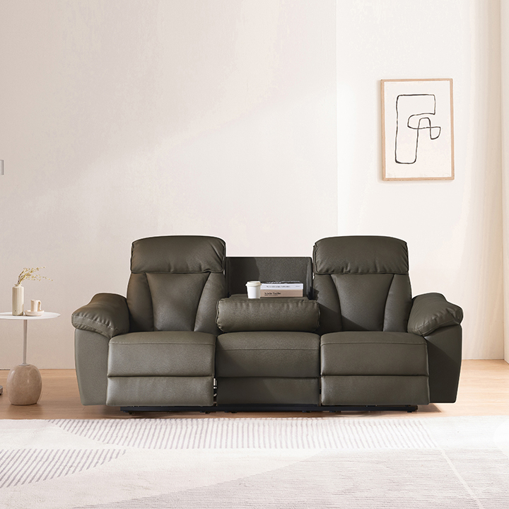 삼익가구 크루즈 USB 3인용 전동 리클라이너 가죽소파 양방향 방문설치 689,080원