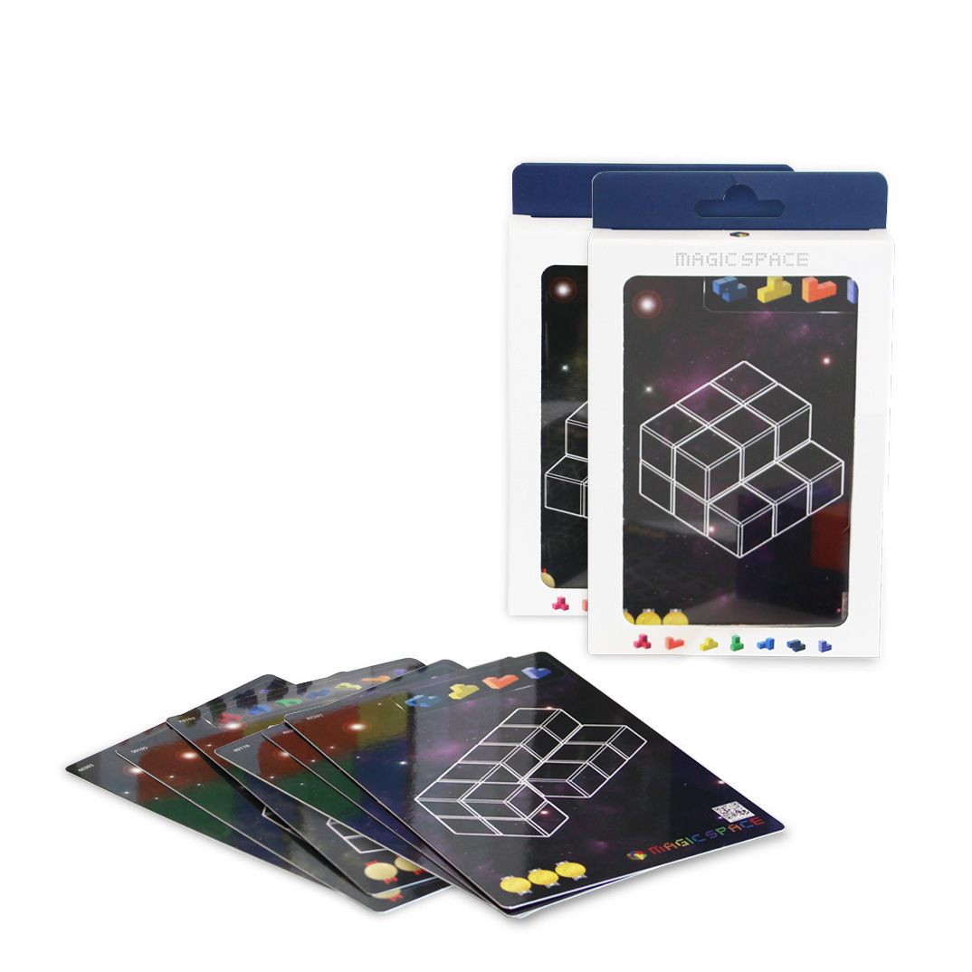 매직큐브 큐블로 자석 소마큐브용 고급 마스터 카드 세트, 다크퍼플, 다크브라운, 1개 20,000원