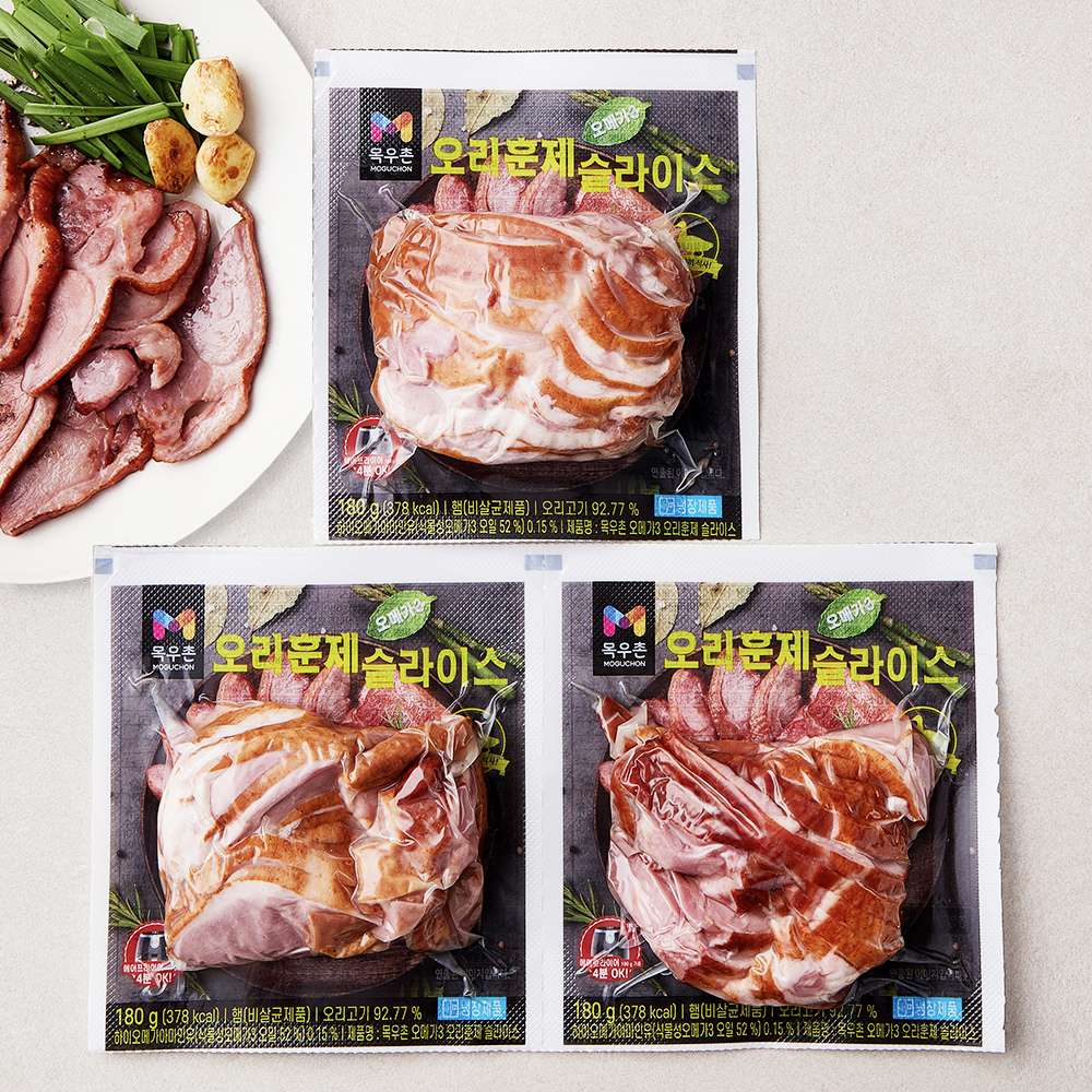 [로켓프레시] 목우촌 오메가3 오리훈제 슬라이스 12,660원