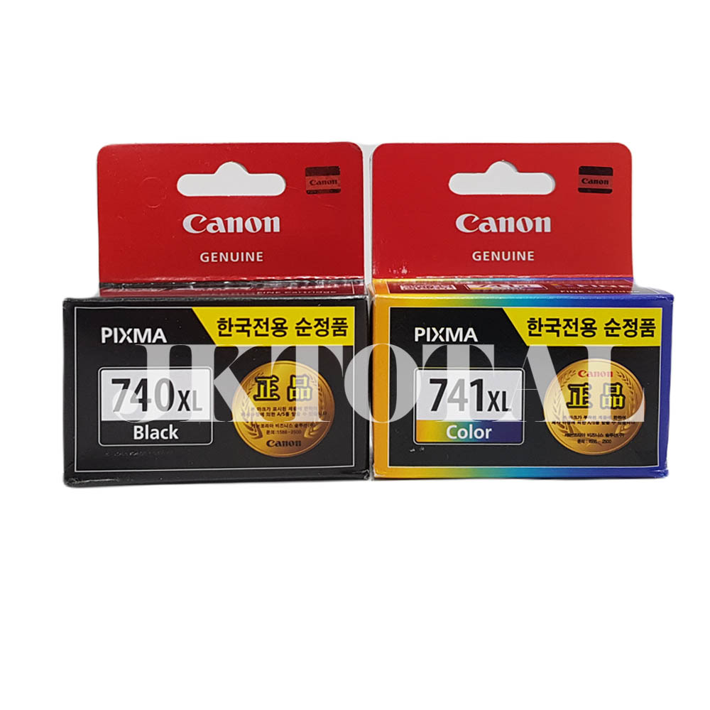 [알전산] 캐논잉크 정품 PG740 검정 CL741 컬러 PG740+CL741세트 PG740XL 검정 CL741XL 컬러 PG740XL+CL741XL 세트 MG2170 잉크 56,000원