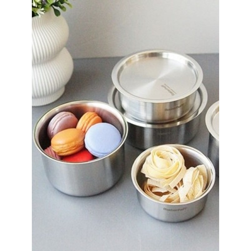 Roebenhoff(레벤호프) 316 스테인리스 원형 보관용기 (덮개형) 38,800원