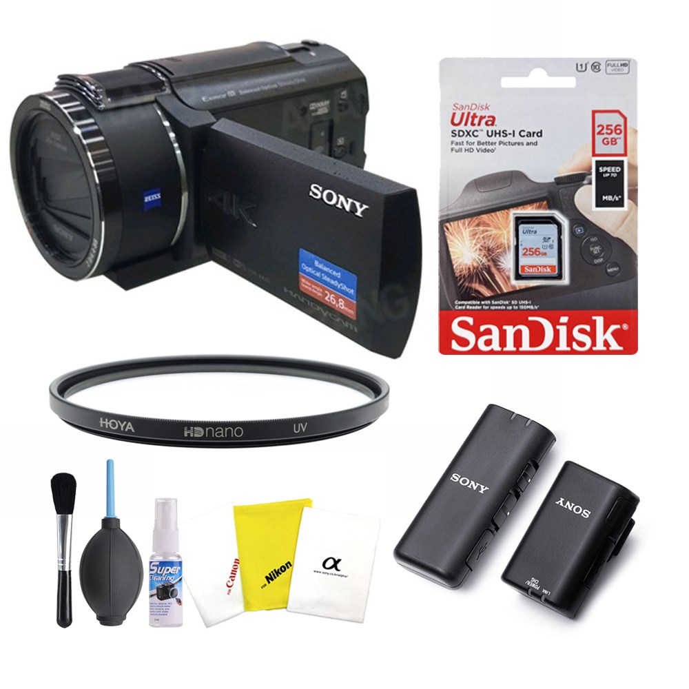 소니정품 FDR-AX43A + 256GB + ECM-W2BT 무선마이크 외 악세사리 브이로그 유튜브팩 1,729,000원