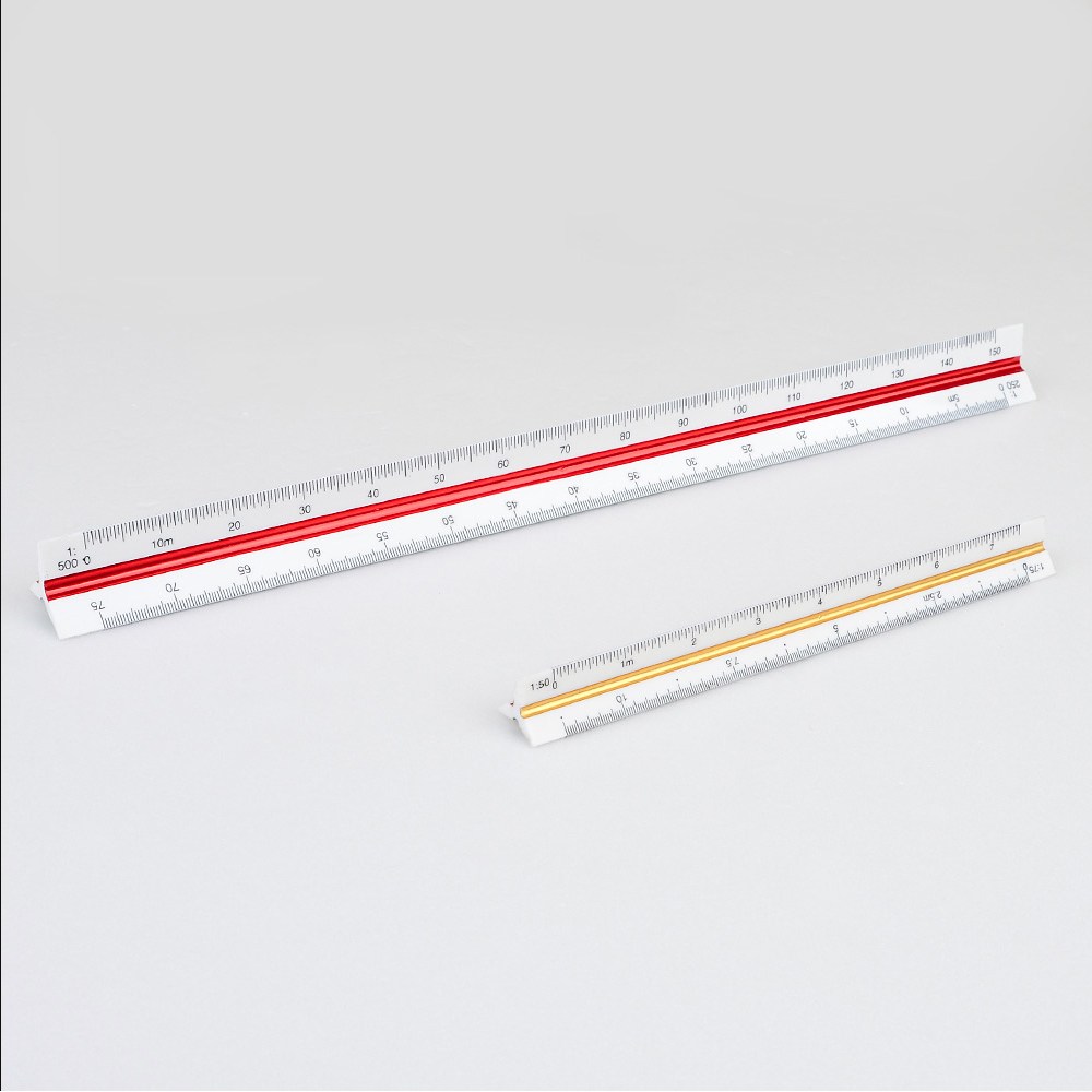 E샵 저배율 고배율 삼각스케일자 15CM/30CM 인테리어 건축용 방안삼각자 건축사준비물 6,100원