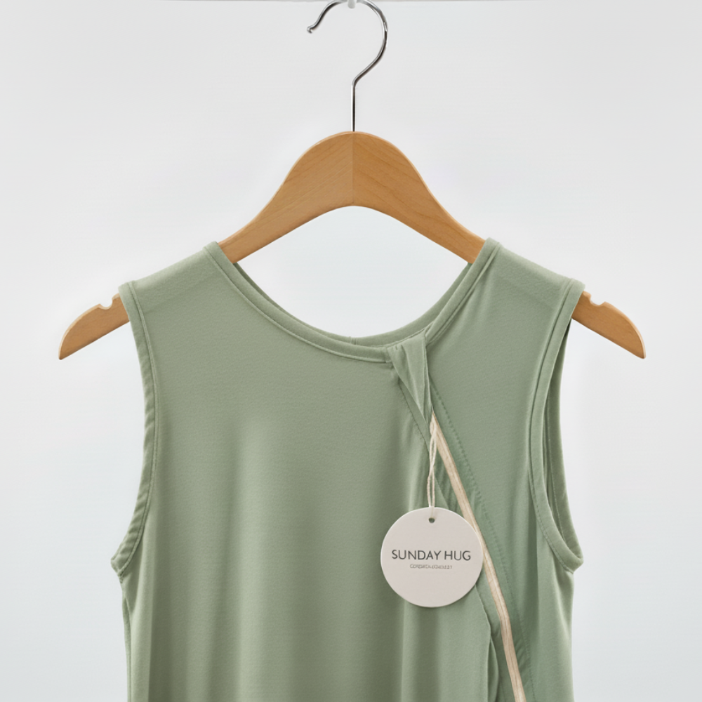 썬데이허그 꿀잠 슬리핑백 실키 밤부 발막힌 수면조끼 입는이불 아기 수면교육 육아필수품 34,900원