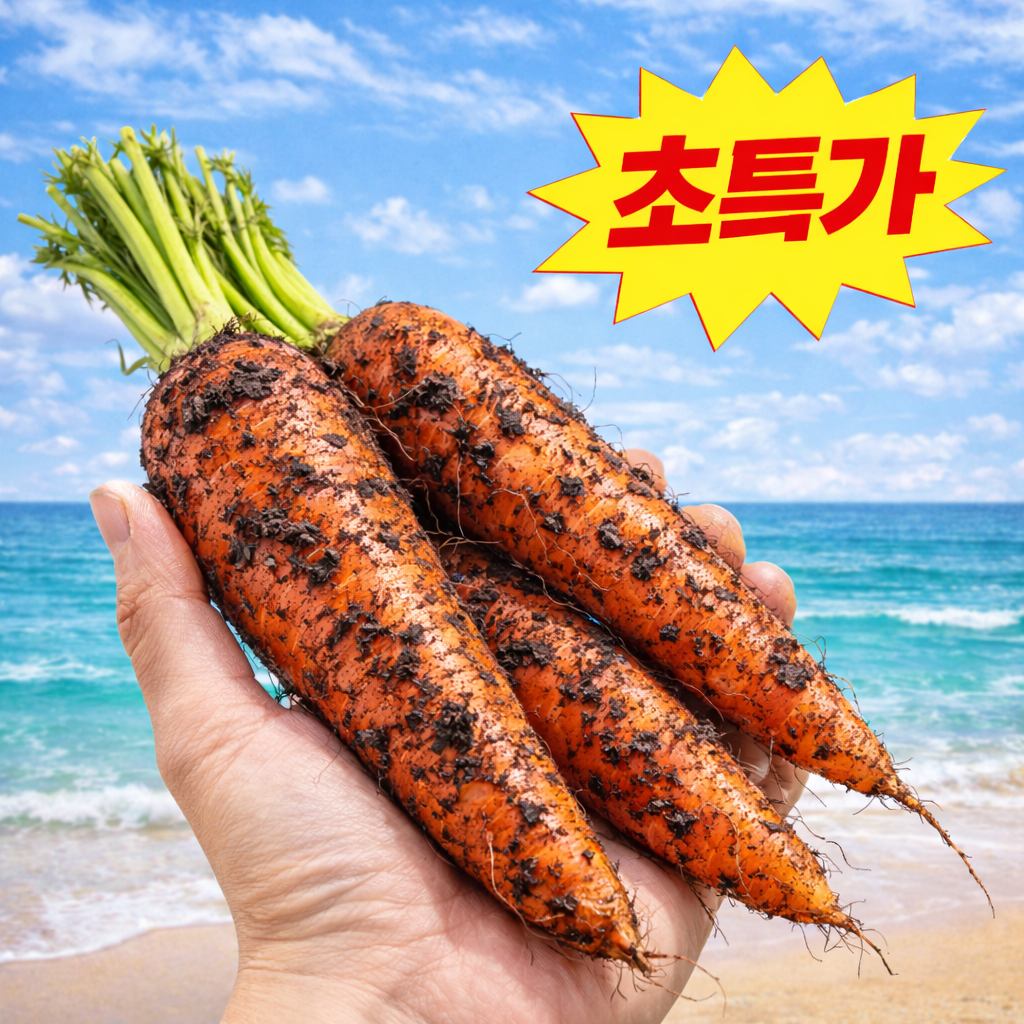 [국내최저가] 재구매율1위 산지직송 제주흙당근 구좌당근 12,300원