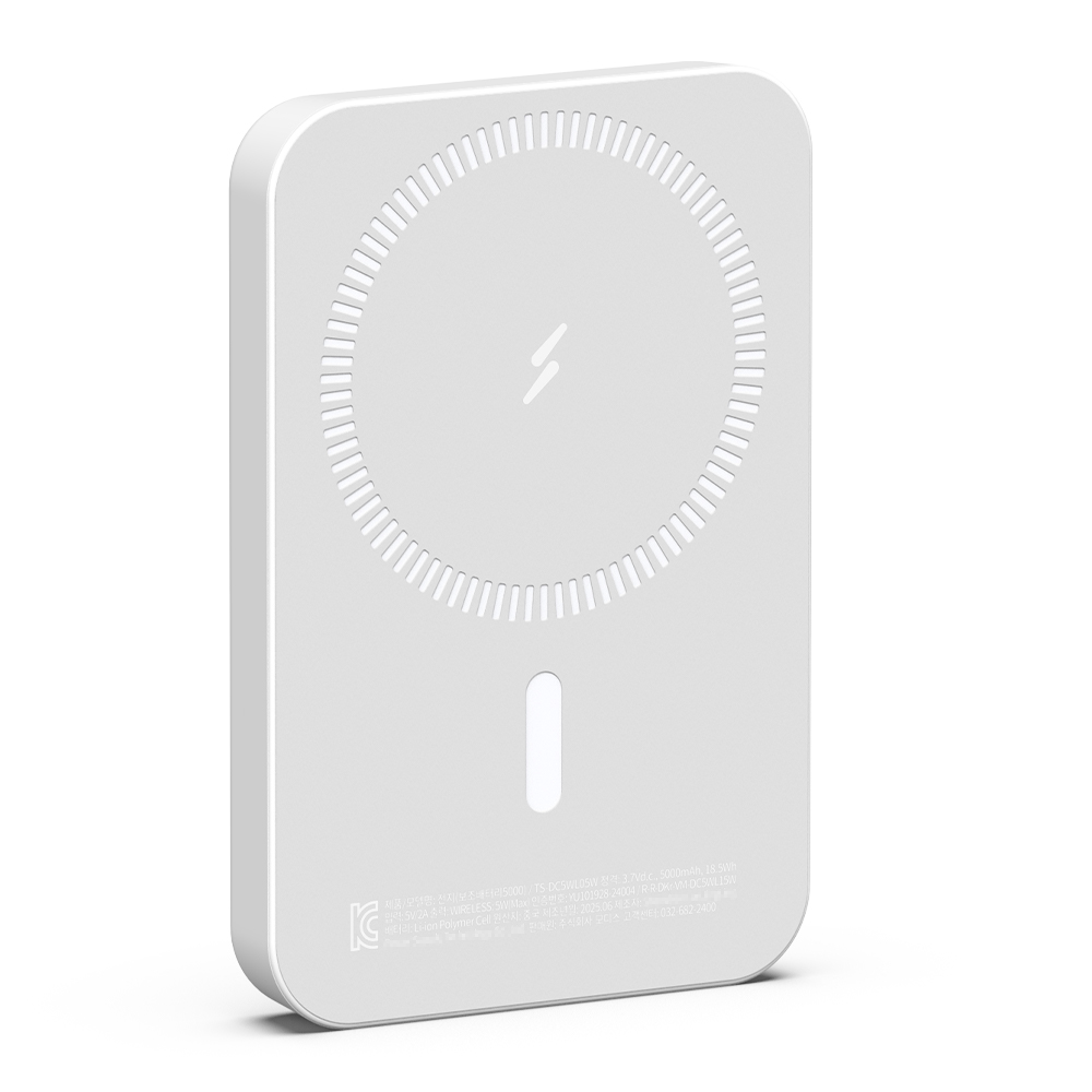 모디스 초경량 무선 충전 메탈링 포함 맥세이프 보조배터리 5000mAh 8,390원