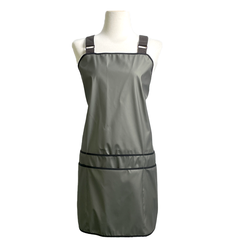 나올 PU 앞치마 고급 원단 그레이 다용도 미용실 헤어샵 디자이너, 1개, 회색 26,900원
