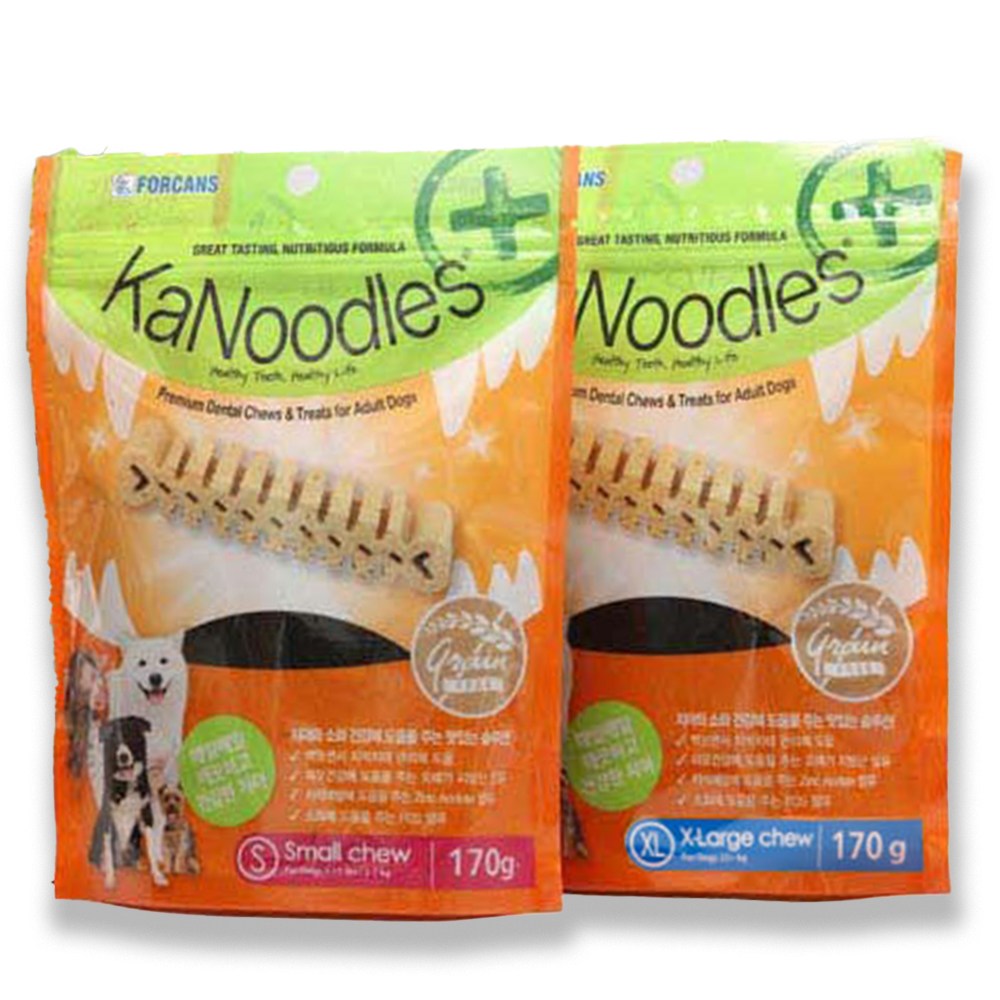 강아지 간식 덴탈껌 포캔스 카누들 플러스 부드러운 껌 치석제거 잇몸강화 그레인프리 22,000원