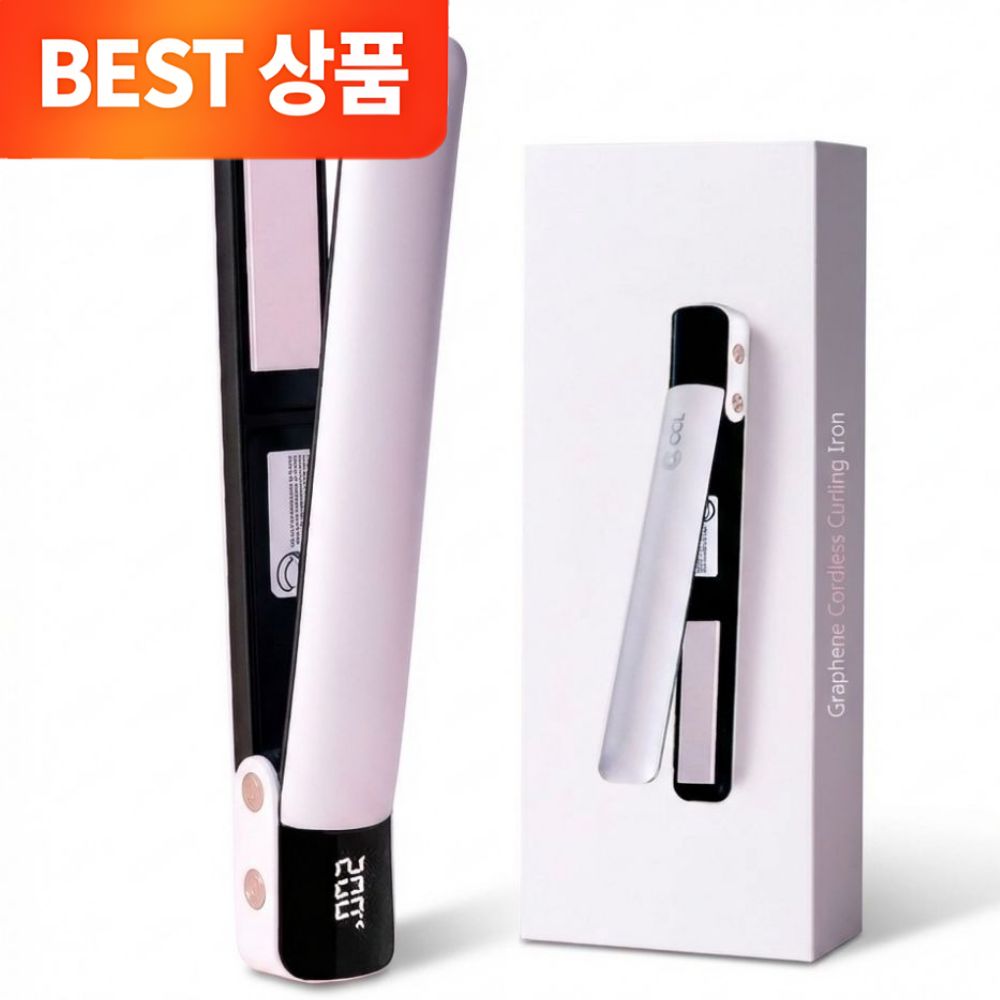 오르홈 그래핀 무선 고데기 PRO 스마트 200g 초경량 무빙쿠션열판 대용량 리튬 배터리 온도조절 매직기(전용파우치+충전케이블 증정), 현재가 48,800원