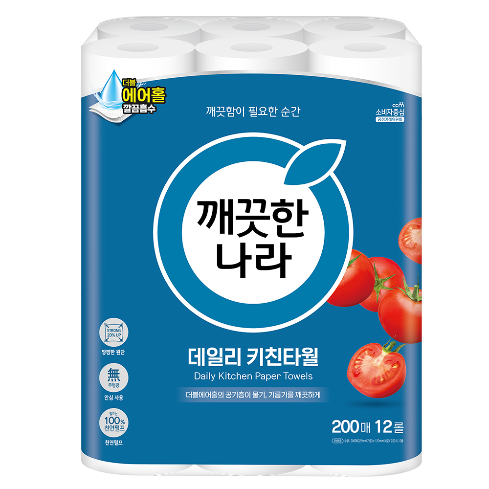 깨끗한나라 데일리 천연펄프 키친타올 13,140원