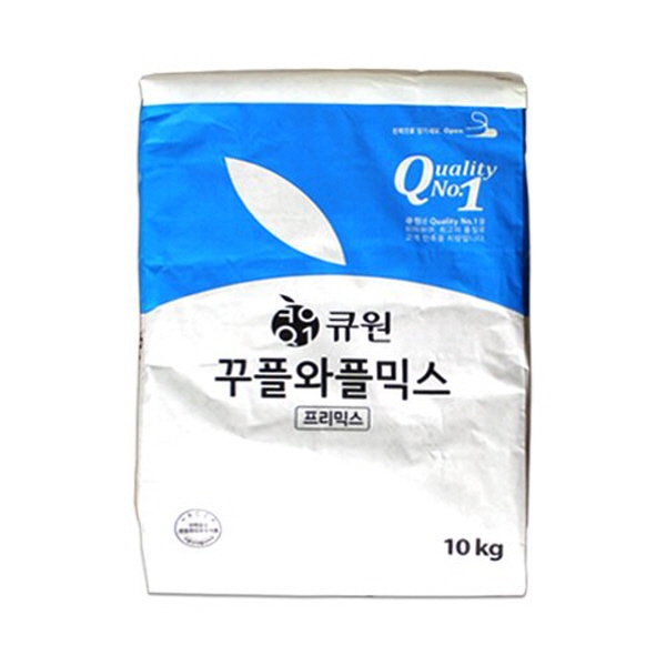 와플재료 큐원 꾸플 와플파이 프리믹스 10kg, 1개, 10kg 25,530원