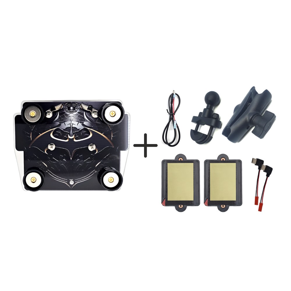 프로라이더스 스피드샵 배달대행 오토바이 자석 충전거치대 2구오픈 배트맨 LED화이트 세트 89,000원