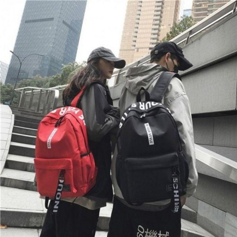 패션가방 남녀 고등학생 책 대학생 가방 레터링 한 백팩 심플 43,320원