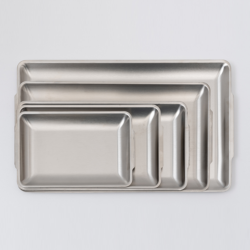라인하임 스테인리스 사각 트레이 쟁반 플레이트 세트, 1세트, 스텐 14,900원