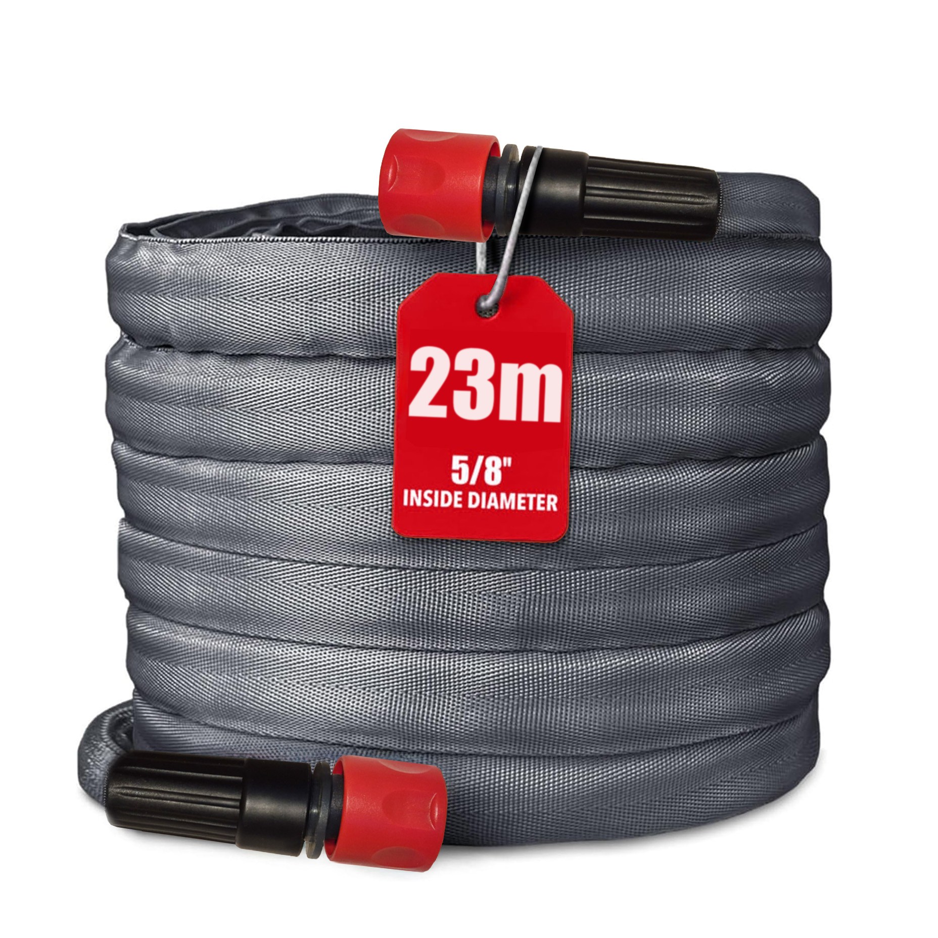 수우호스 23미터 정원 텃밭 세차 물청소 캠핑 고압물분사, 그레이, 1개 45,300원