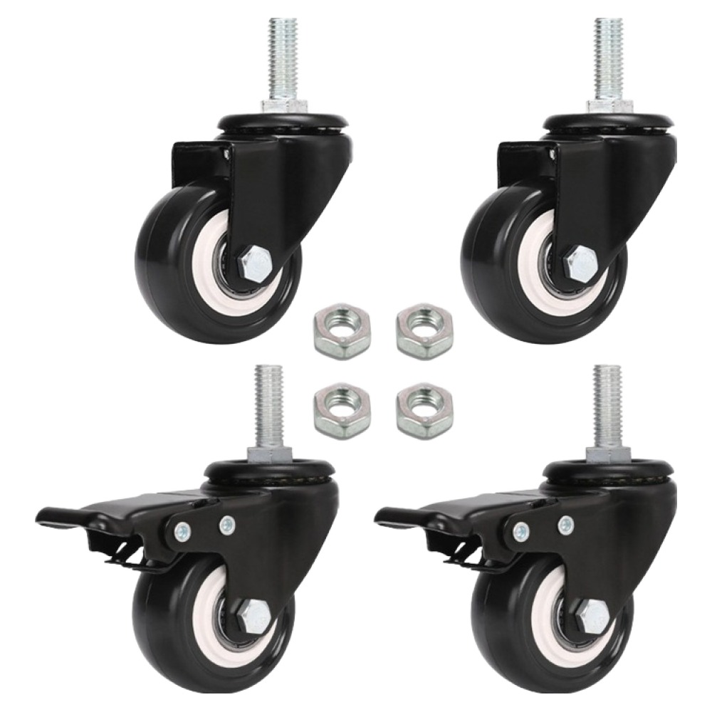 엠파이어 저소음 우레탄 캐스터 C BOLTIX40 M8 바퀴 2종 x 2p 세트 MIX혼합 8,400원