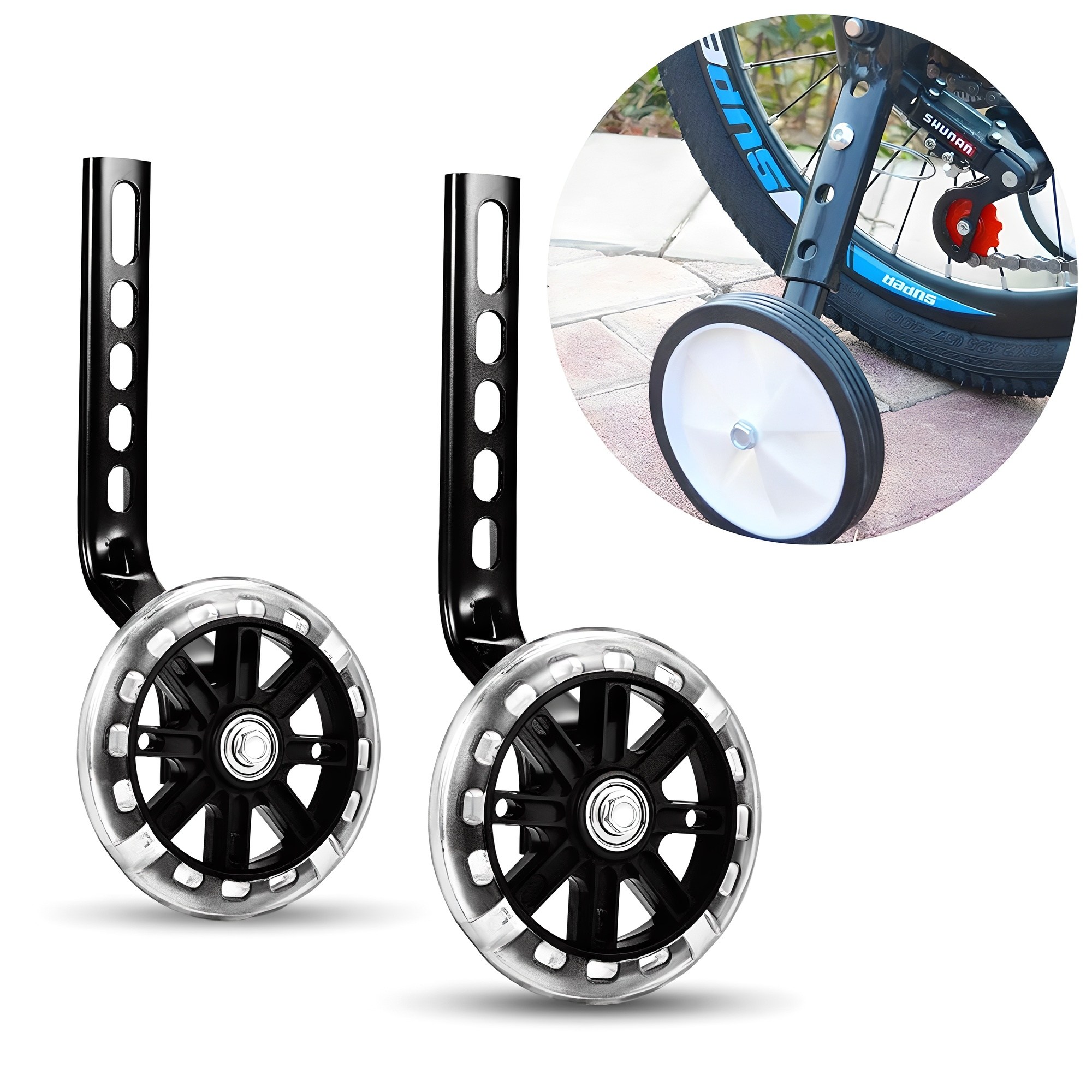 자전거 보조 바퀴 성인용 기어용 어린이 12인치 24인치 길이조절 9,400원