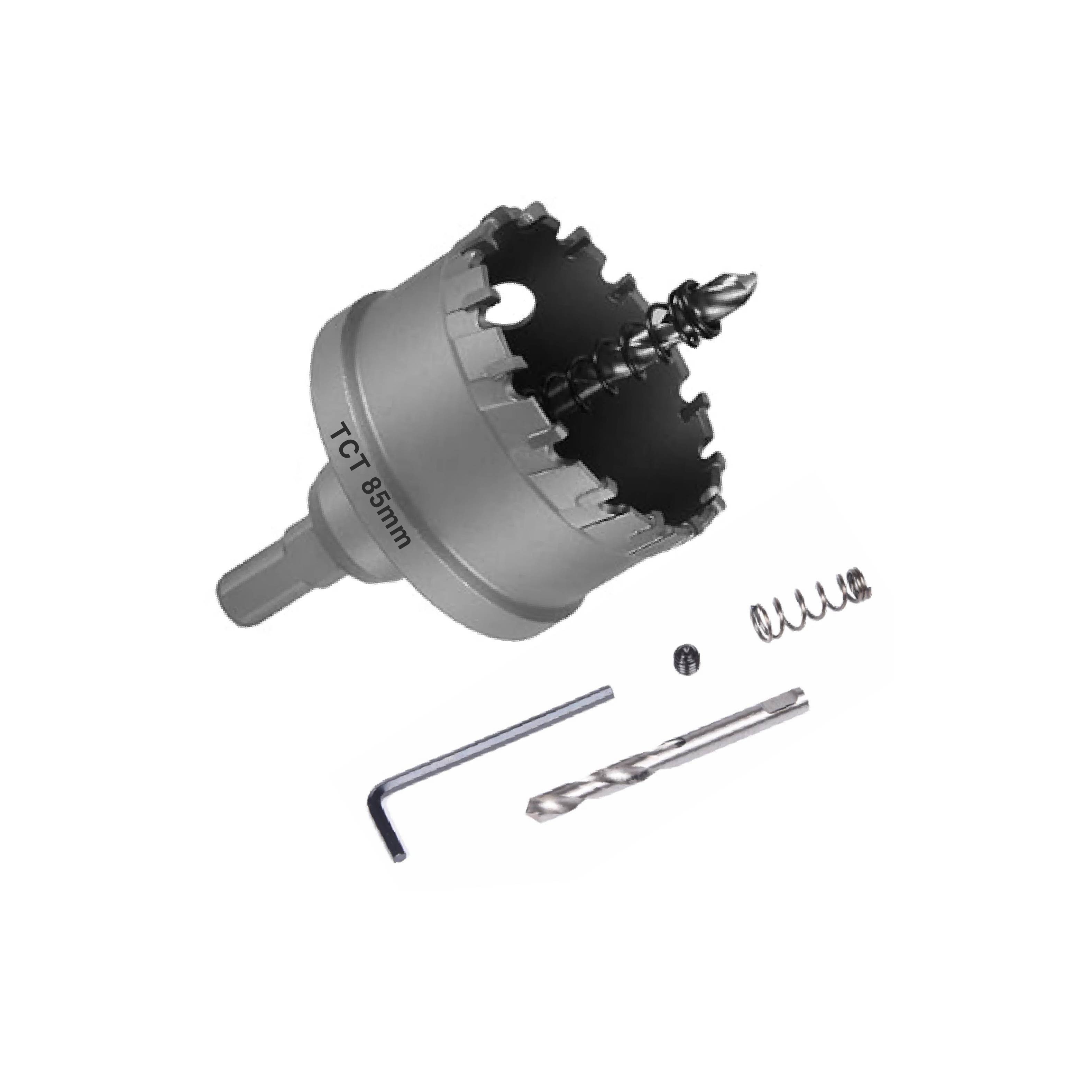 플로메리아 TCT 초경 스텐 홀쏘 85mm 아바일체형 모든 금속 싱크대 철판 스텐판 알루미늄 목재 타공 드릴 홀소 홀커터 홀컷터 원형 28,900원