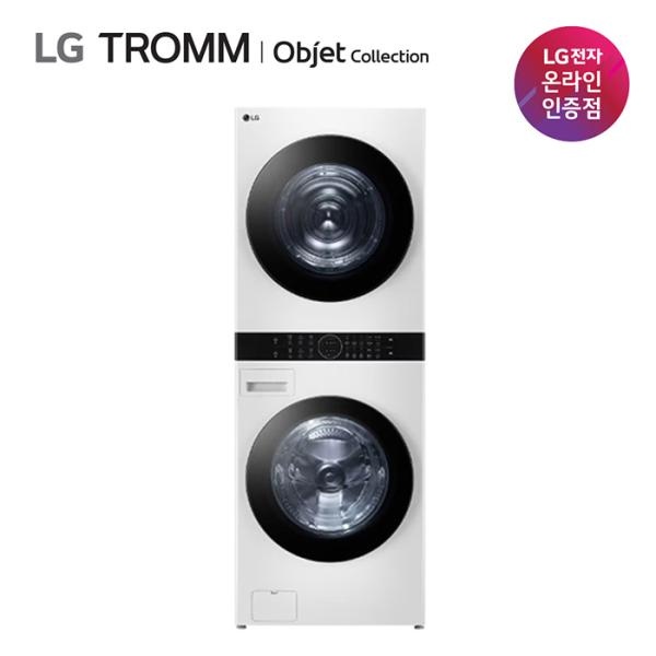 (LG전자) TROMM(트롬) 오브제컬렉션 워시타워 세탁24kg+건조21kg (릴리화이트/W21WAM) 2,773,700원
