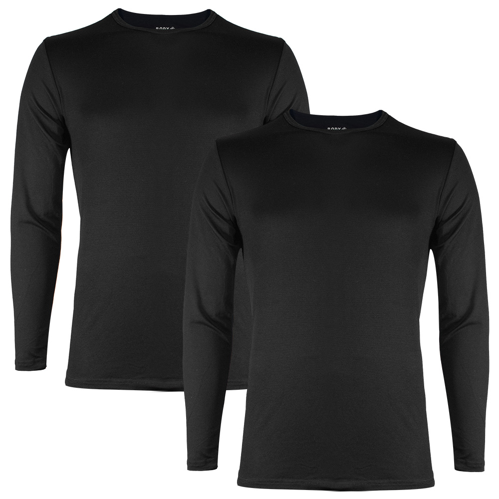BYC 보디히트 발열내의 뉴베이직 남녀 긴팔 티셔츠 2매세트 / 내복상의 언더셔츠 32,800원