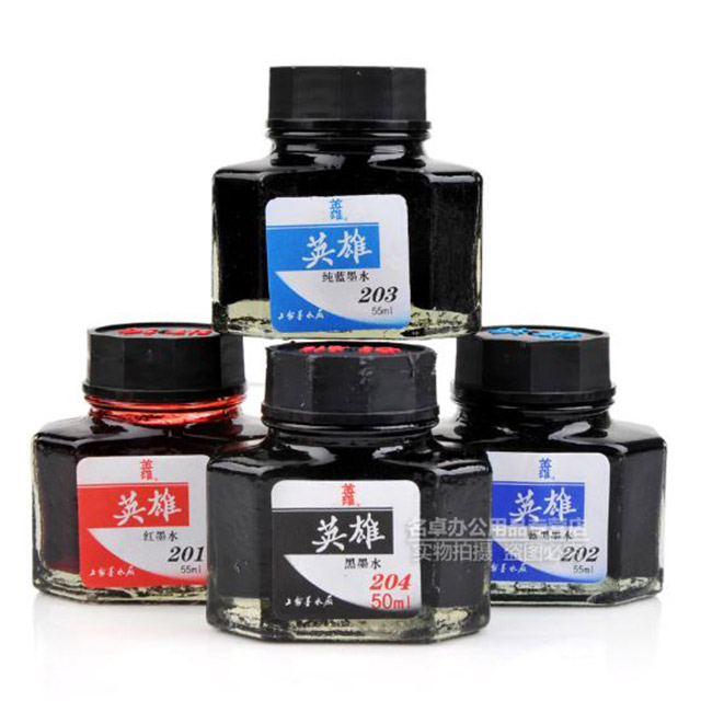 [만년필잉크] 영웅 염료 잉크 200번대 잉크 흑,청,적 3,800원