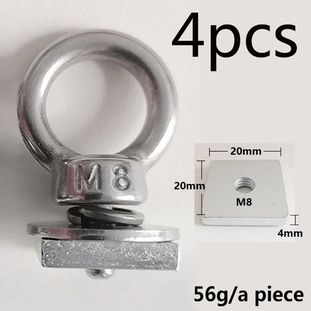 차랑 지붕 액세서리 위스바바 304 자동차 스퀘어넛 M8 앵커 스테인레스 나사 패스너 야키마에서 아이볼트 폭넓게 링 사용되는 루프랙 리프팅 툴레 스틸 28,100원