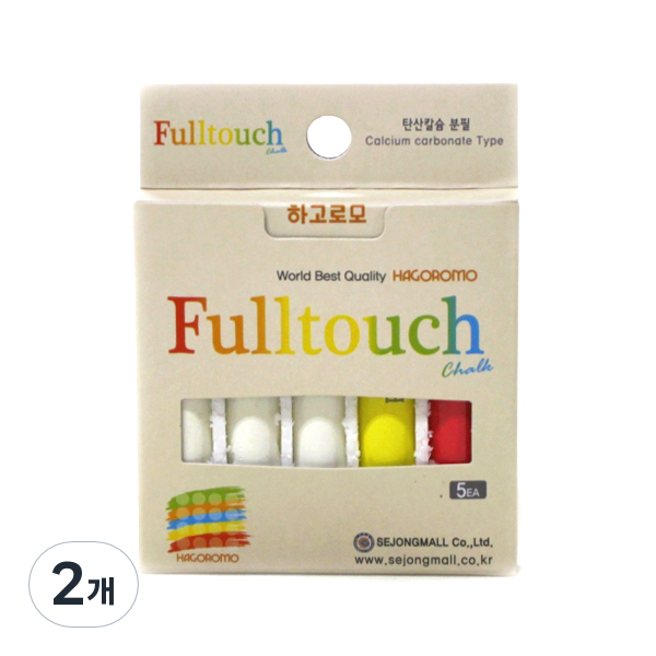 하고로모 탄산분필 3색 혼합 5본 6,040원