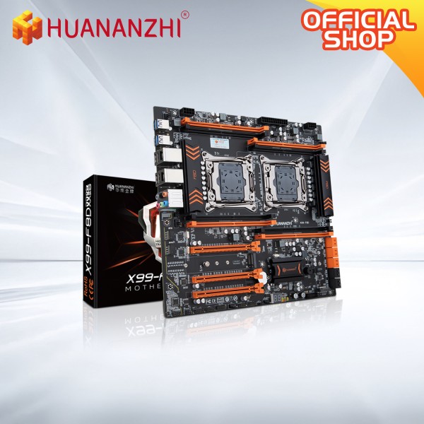 HUANANZHI X99 F8D LGA 2011-3 XEON 마더보드 지지대 인텔 듀얼 CPU E5 2640 V3V4 DDR4 RECC NVME NGFF RU 219,000원