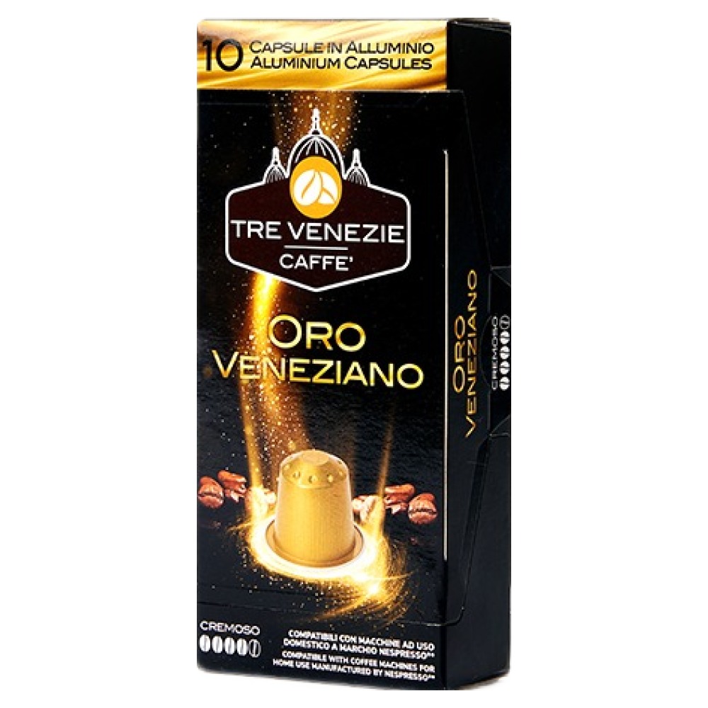 트레베네치아 네스프레소호환 알루미늄 캡슐커피 오로베네치아노, 5.5g, 10개입, 1개 8,050원