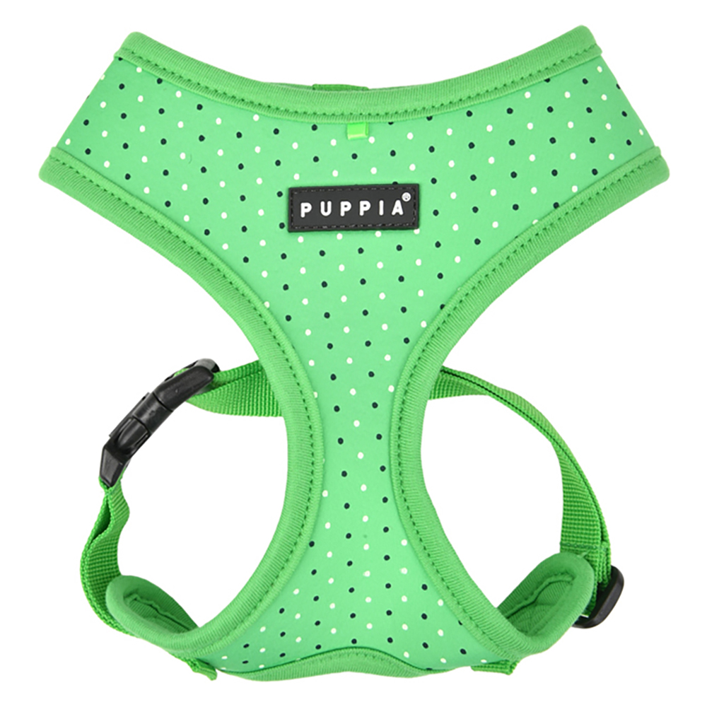퍼피아 강아지 네온 도트 사이즈 조절 하네스, 그린, 1개 11,010원