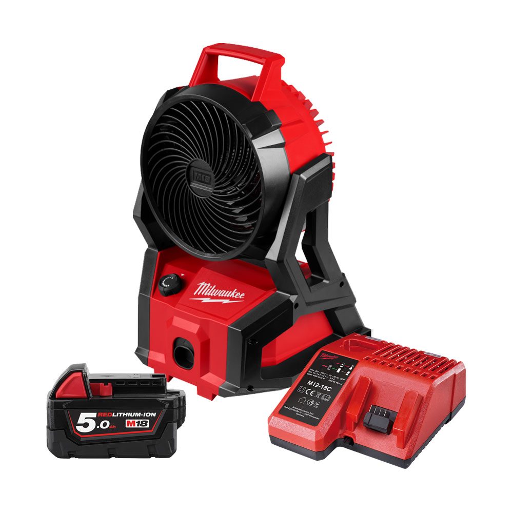 밀워키 M18 AFG2-501 선풍기 충전 18V 5.0Ah 배터리 1개 세트, 1개 276,790원