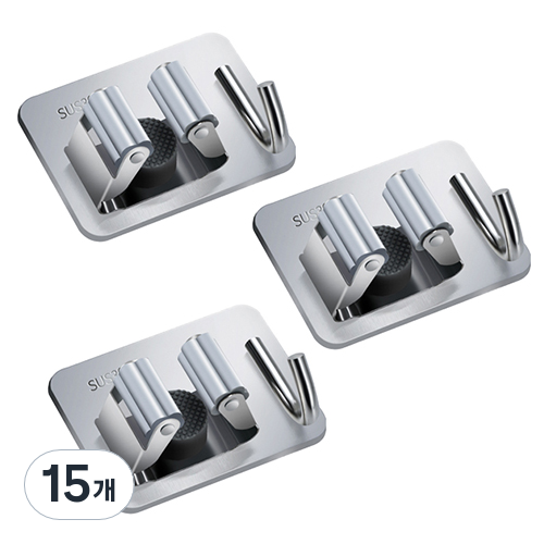 월드크린 스텐 304 도구걸이 C타입, 실버, 15개 50,420원